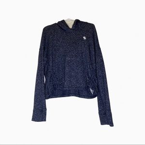 Abercrombie Girls Side-Ruched Icon Hoodie size 7/8